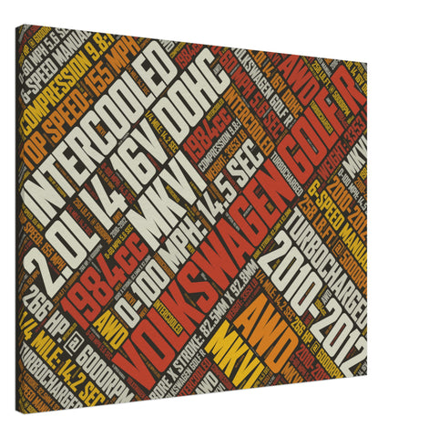 Volkswagen Golf R Mk6 - Canvas - ChannelsRed.com